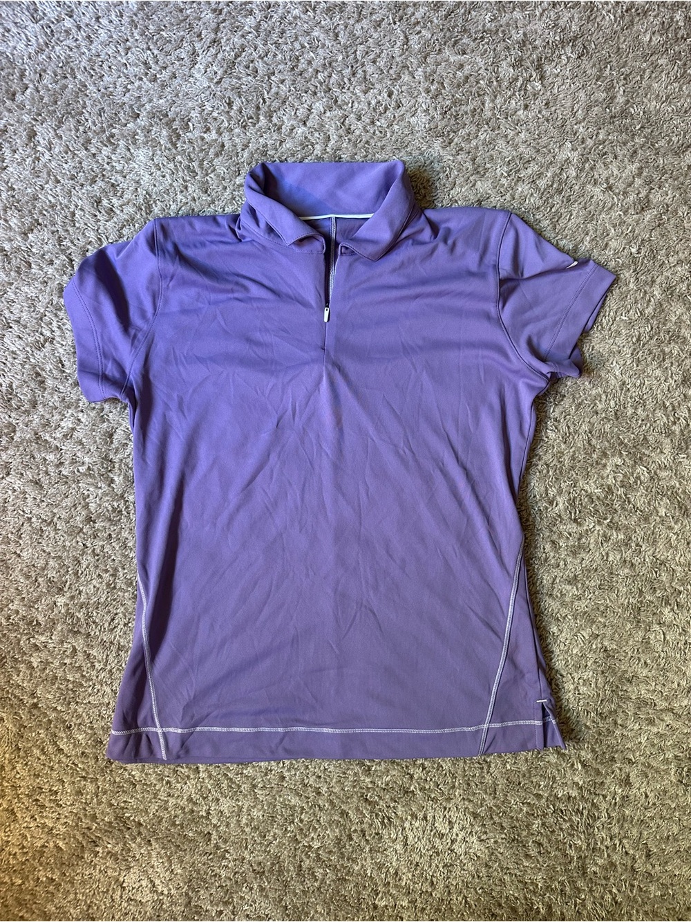Women’s Slazenger Purple Short Sleeve Polo Golf Top Size Small